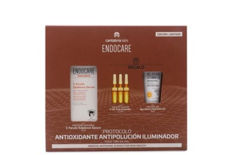 Endocare Radiance Protocolo Antioxidante Antipolución Iluminador