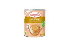 Babybio Papilla 3 Cereales 220gr