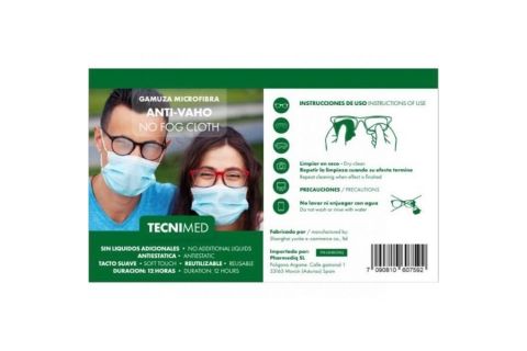 Tecnimed Gamuza Microfibra Anti-Vaho 1ud