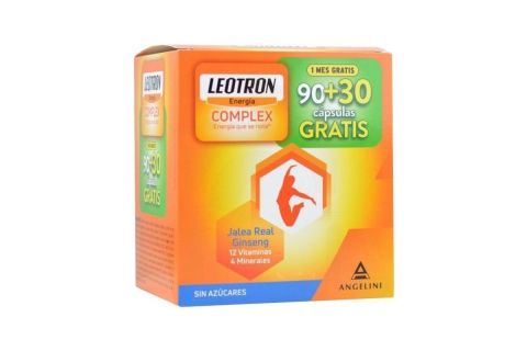 Leotron Complex Ginseng Jalea Real 90+30 Comprimidos