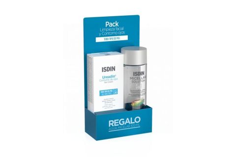 Isdin Ureadin Contorno de Ojos Gel Crema SPF-20 15ml + Agua Micelar 100ml