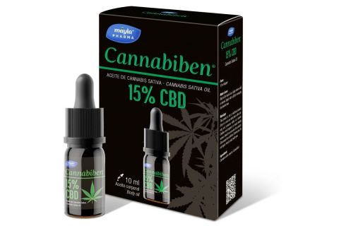 Mayla Cannabiben 15% CBD Oil con Gotero 10ml