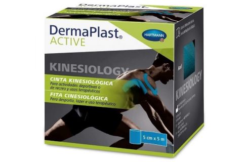 Hartmann DermaPlast Active CInta Kinesiology 5x5 cm Azul