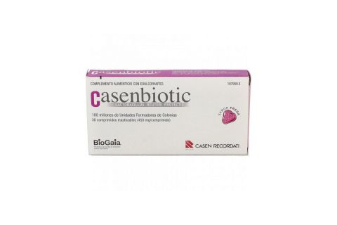 Casenbiotic Sabor Fresa 30 Comprimidos