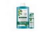 Klorane Pack Champú Detoxificante Menta Acuática 400ml + Champú Seco Detox 100ml