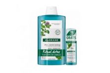 Klorane Pack Champú Detoxificante Menta Acuática 400ml + Champú Seco Detox 100ml