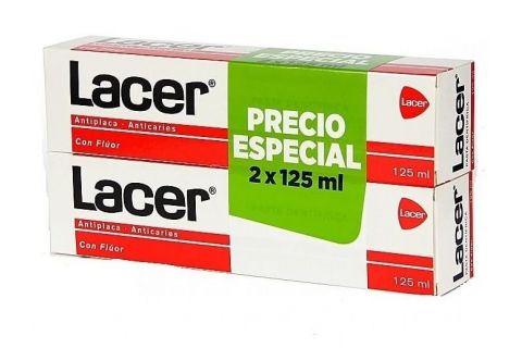 Lacer Duplo Pasta Dentífrica 2x125ml
