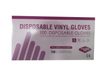Guantes Vinilo Desechables Sin Polvo Talla S 100uds