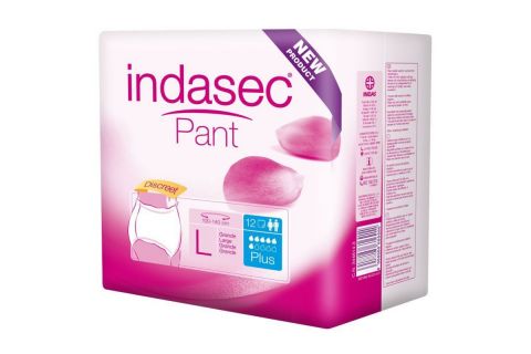 Indasec Discreet Pant Plus Talla Grande 12 uds