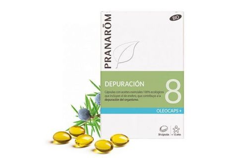 Pranarom Oleocaps 8 Depuración 30 Cápsulas