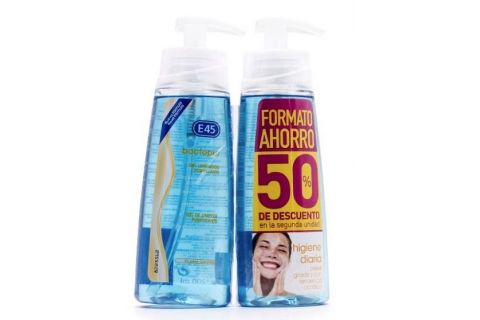 Lutsine E45 Bactopur Gel Limpiador 200 ml Duplo