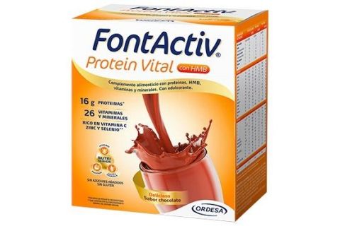 FontActiv Protein VItal Sabor Chocolate 14 Sobres