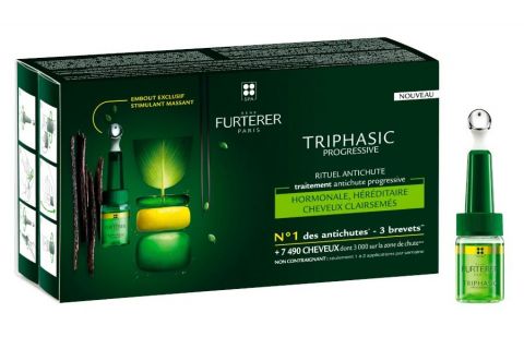 René Furterer Triphasic Caída Progresiva 8 Ampollas