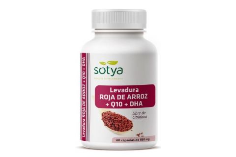 Sotya Levadura Roja de Arroz + Q10 + DHA 60 Cápsulas