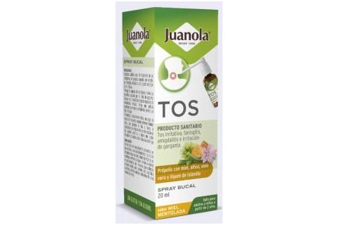 Juanola Tos Spray Bucal Miel Mentolada 20ml