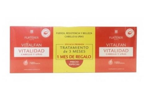 Rene Furterer Vitalfan Vitalidad Cabello y Uñas 3 x 30 Cápsulas