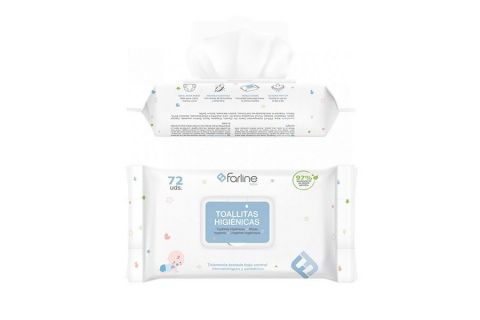 Farline Bebé Toallitas Higiénicas 72uds