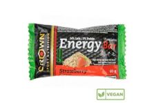 Crown Sport Barrita Energética Vegana Sabor Fresa 60g