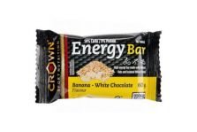 Crown Sport Barrita Energética Banana y Chocolate Blanco 60g