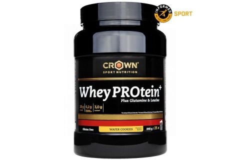 Crown Sport Whey Protein+ Proteína de Suero de Leche Sabor Wafer Cookies 838g