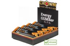 Crown Sport Energy Gum Barrita Energética Gominola Sabor Naranja 12uds x 30g