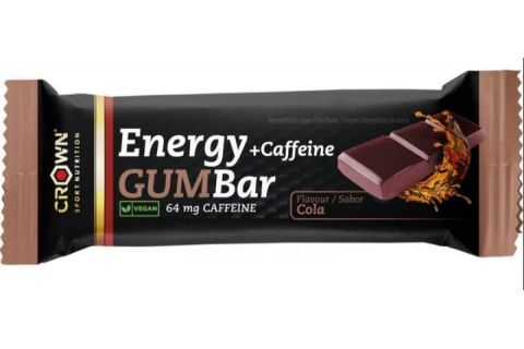 Crown Sport Energy Gum Barrita Energética Gominola Cola + Cafeína 30g