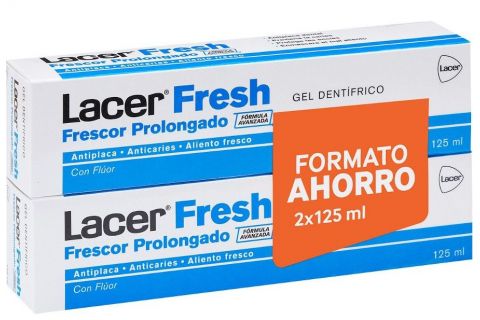 Lacer Lacerfresh Gel Dentífrico Duplo 2 x 125ml