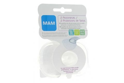 Mam Pezonera Silicona 2 Unidades Talla Grande