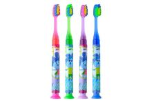 Gum Cepillo Dental Infantil Suave Monstruos Con Luz 1 Unidad