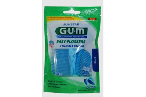 Gum Easy Flossers 30 Seda Dental Con Aplicador