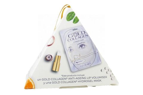 Gold Collagen Pack Anti-Ageing Lip Volumiser + Gold Collagen Hydrogel Mask