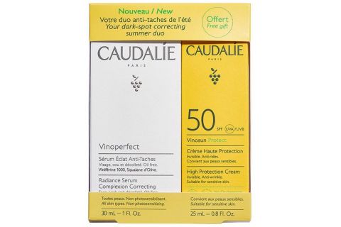 Caudalie Pack Vinoperfect Sérum Antimanchas 30ml + Vinosun Crema Solar Antiarrugas SPF50 25ml