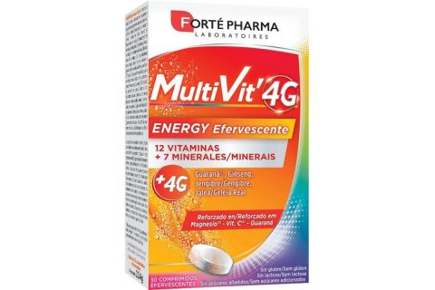 Forte Pharma Multivit 4G Energy Efervescente 30 Comprimidos