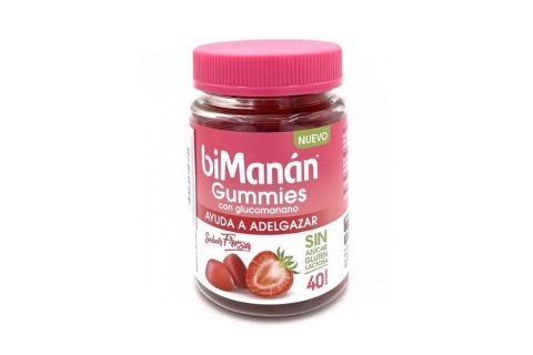 Bimanan Gummies con Glucomanano Sabor Fresa 40gr