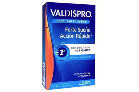 Valdispro Forte Sueño Acción Rápida 40 Comprimidos Bucodispersables