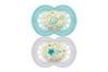 MAM Original Chupete Tetina de Silicona Night +6 2ud