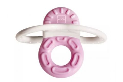 MAM Mini Bite Mordedor Bite & Relax Con Broche Phase 1 Rosa