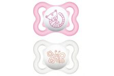 MAM Chupete Air silicona 0-6m 2uds Rosa