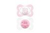 MAM Chupete Air silicona 0-6m 2uds Rosa