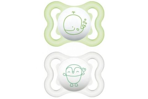 MAM Chupete Air silicona 0-6m 2uds Neutro