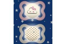 MAM Supreme Night Silicona Simétrica Rosa2ud 2-6M