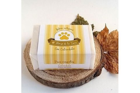 Alonso de la Torre Jabón para Mascotas Caléndula Pieles Delicadas 100 g