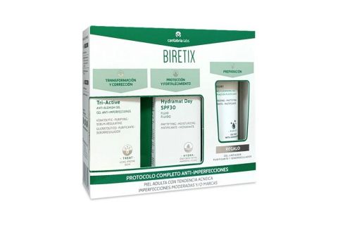 PACK BIRETIX TRIACTIVE + HYDRAMAT SPF 30 + CLEANSER