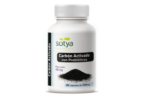 Sotya Carbón activado con Probióticos 90 cápsulas
