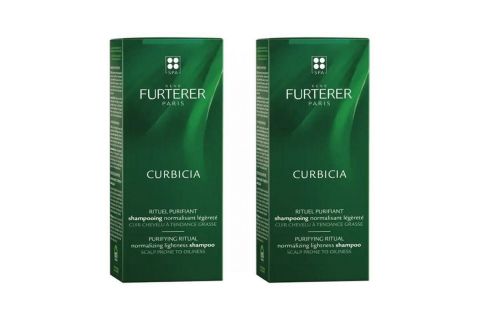 Rene Furterer Duplo Curbicia Champú Cuero Cabelludo Graso 2 X 150 ml