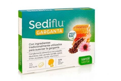 Sediflu Garganta 15 Pastillas
