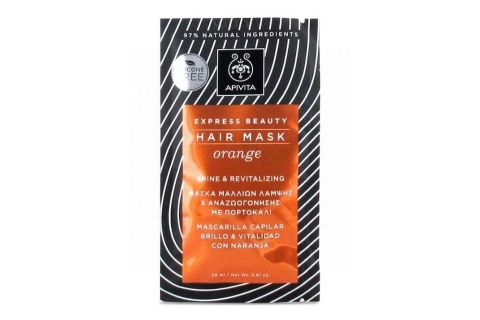 Apivita Mascarilla Capilar Brillo Y Vitalidad Con Naranja 20ml