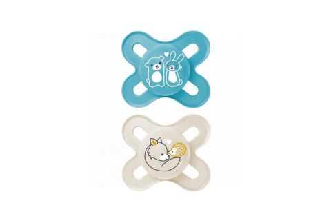 Mam Chupete Silicona Original Pure 2-6m Azul
