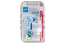 Mam Broche Para Chupete Y Cubierta De Protección 1 Unidad Color Azul