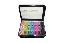 Drenove Pastillero Semanal En Carpeta Diseño Compacto